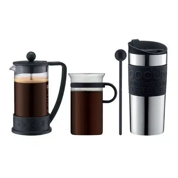 Set cafea French Press + cana & termos 350 ml K10948-01 - Coffee Gear