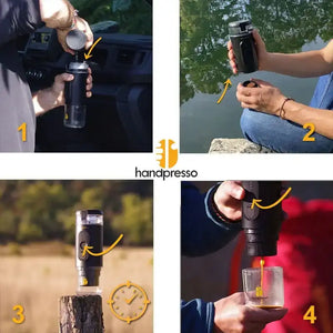 SET Espressor portabil HANDPRESSO E-PRESSO PLUS - Coffee Gear