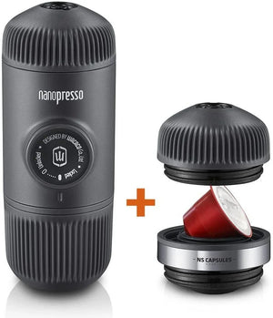 Espressor portabil Wacaco Nanopresso + Adaptor NS Nespresso - Coffee Gear