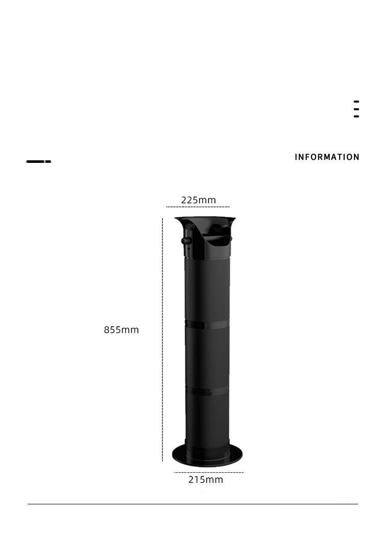 Knock Box Vertical pentru Zat de Cafea