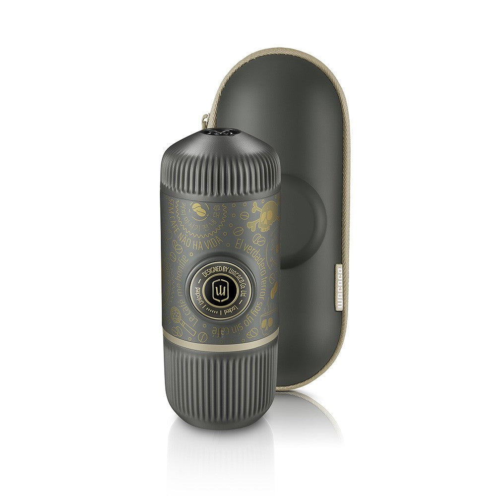 Espressor portabil Wacaco Nanopresso + Geanta de transport – Dark Souls Gri