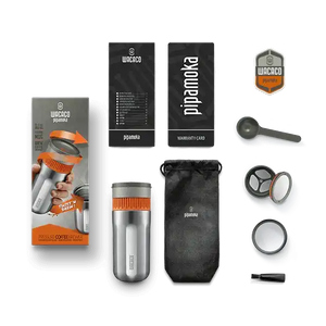 Cafetiera portabila cu termos inclus Wacaco Pipamoka - Coffee Gear