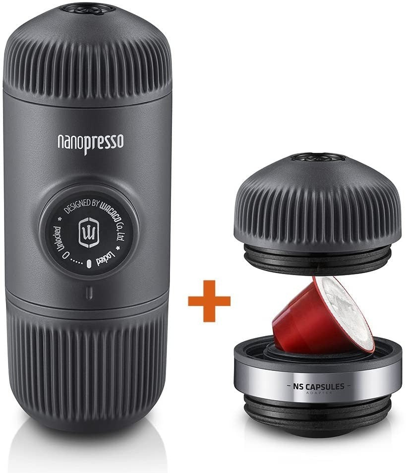 Espressor portabil Wacaco Nanopresso + Adaptor NS Nespresso