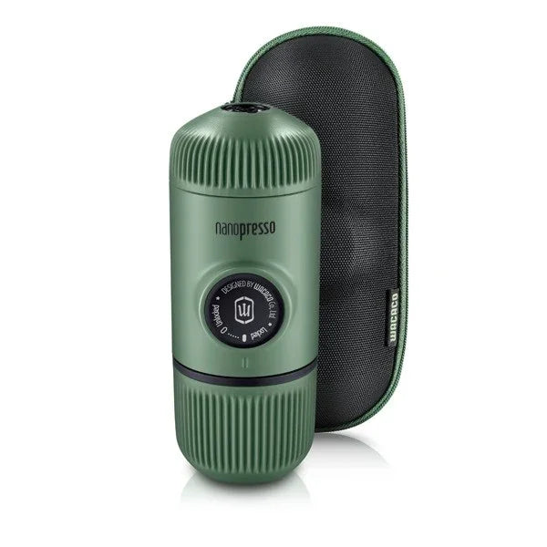 Espressor portabil Wacaco Nanopresso verde + Geanta de transport - Coffee Gear