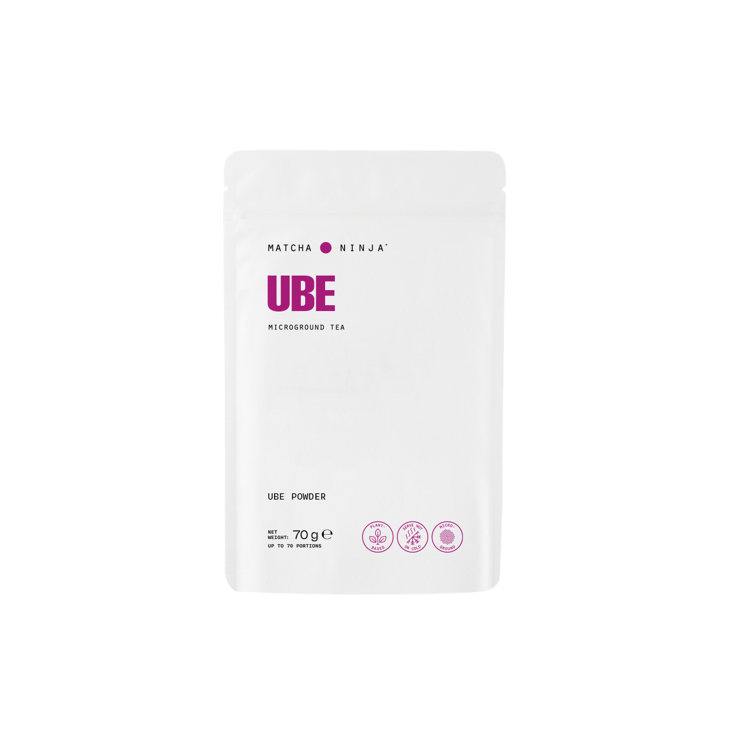 Matcha Ninja Ube 70g ambalaj față