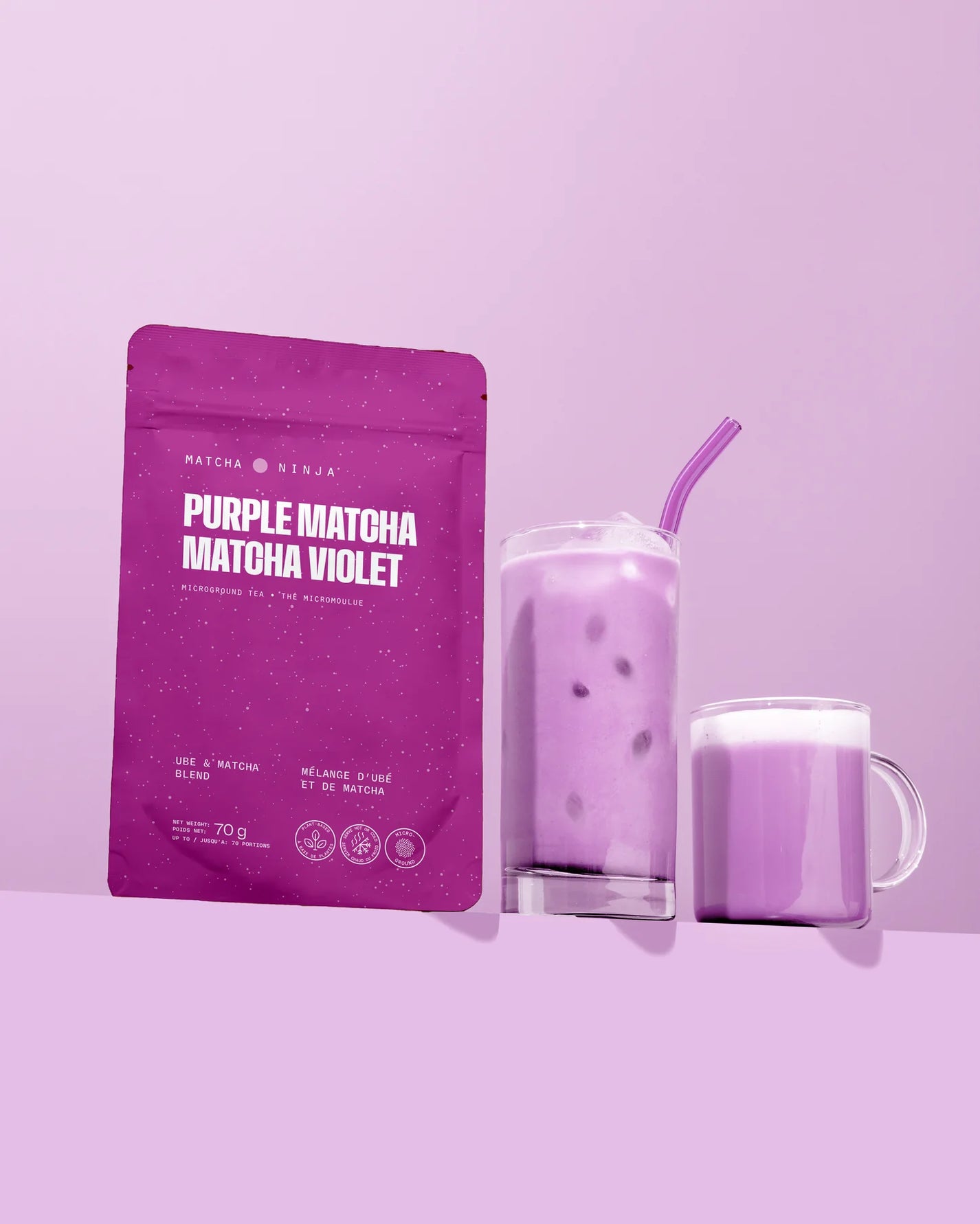 Matcha Ninja Purple Matcha pudră